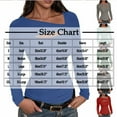 thumbnail image 2 of FNFHFY Womens Long Sleeve Shirts Trendy Cut Out Front Tops Casual Ribbed Tunic Shirt Slim Fit Solid Y2k Tee Tshirts, 2 of 7