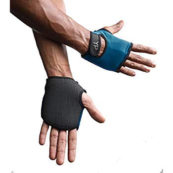 Elite Padded Yoga Gloves for Women and Men, Non Slip Cushion Grip, for Hot Yoga, Vinyasa, Pilates, Barre, SUP, Travel, and Sweaty Hands