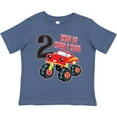 thumbnail image 3 of Inktastic Monster Truck How I Roll 2nd Birthday Boys Toddler T-Shirt, 3 of 5