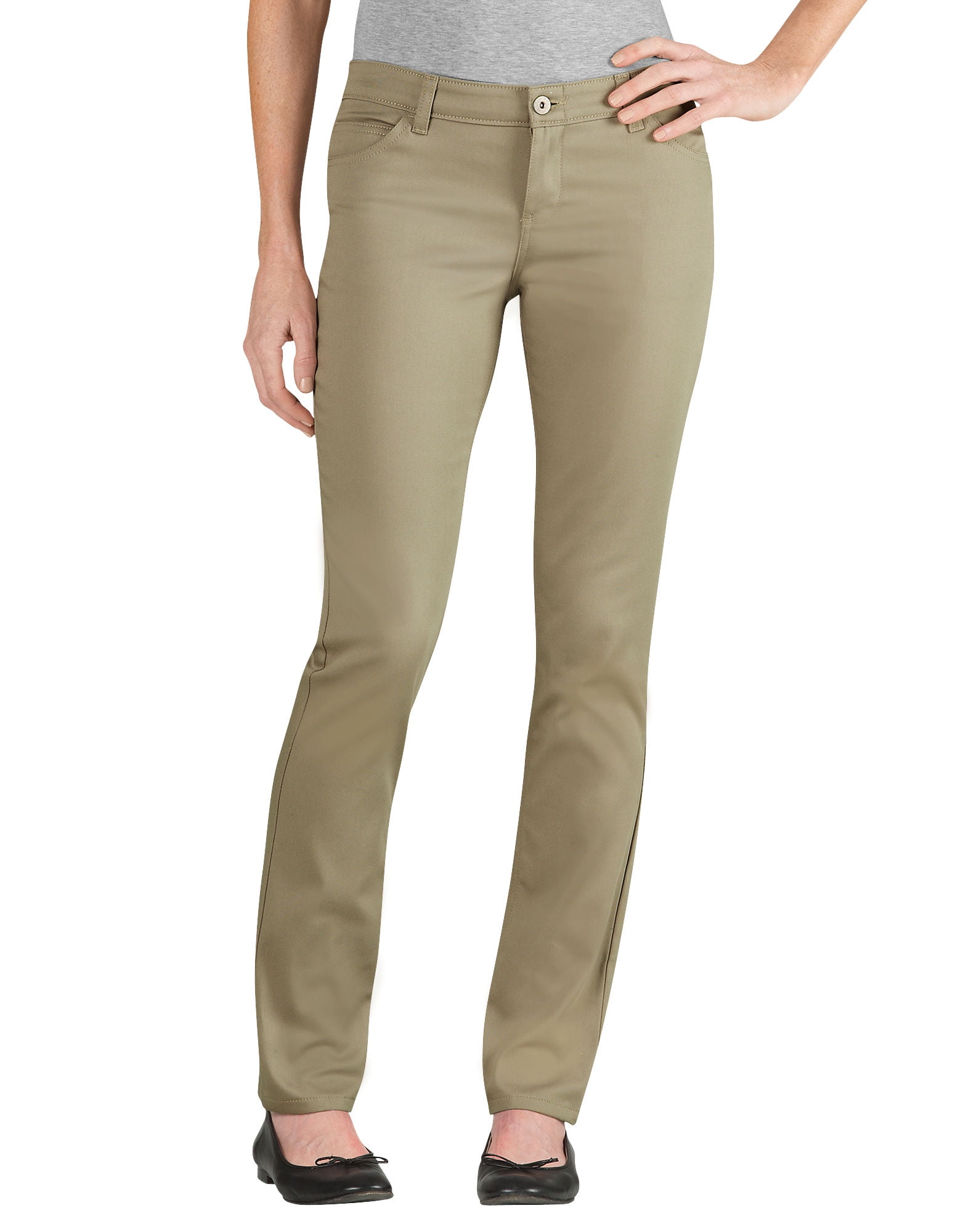 dickies juniors 5 pocket straight leg pant