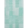 thumbnail image 2 of Addison Rugs Mayfield Washable Transitional Striped Teal Rectangle Rug, 3' x 5', 2 of 6