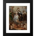 thumbnail image 2 of Juan Francisco de Aguilera 14x18 Black Modern Framed Museum Art Print Titled - The Virgin of Carmen and the Souls of Purgatory with St. Joseph and the Prophet Elijah (ca. 1720), 2 of 5