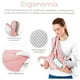 thumbnail image 5 of Canguro Porta bebe Mochila Multifuncional con asiento Color Rosa, 5 of 8