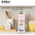 Keurig KMini Coffee Maker, Single Serve KCup Pod Coffee Brewer, 6 to