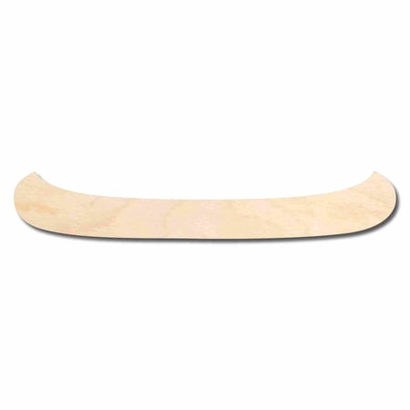 Unfinished Wood Canoe Silhouette - Craft- up to 46" DIY 3" / 1/2"