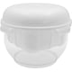 thumbnail image 1 of Colador de yogur griego de 2,2 l con malla de filtro de nailon ultrafino y placa de presión de resorte resistente, colador de suero para cocina casera, yogurtera sin necesidad de agregar aditivos ni, 1 of 8
