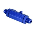 thumbnail image 6 of AN6 -6AN 9/16"-18 Thread Male Fitting 3/8" Inline Fuel Shut Off Valve Cut Off w/ Cable Lever for Car Motorcycle Blue, 6 of 6