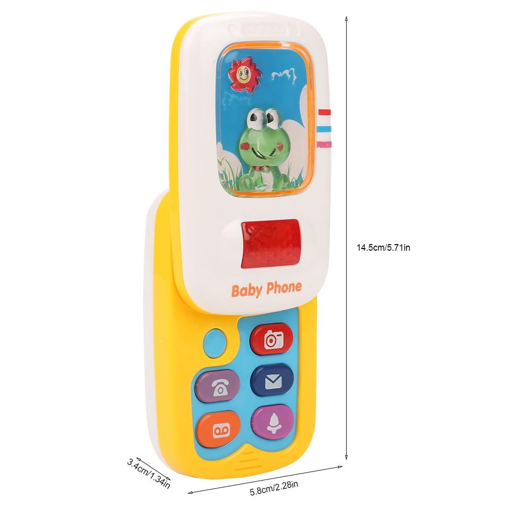 Baby Kid Téléphone Portable Musical Jouet Avec Lumière ludique Learning Educational Toys 