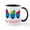 White/Black Inside, variant on CafePress - Happy Easter Mug - 11 oz Ceramic Mug - Novelty Coffee Tea Cup