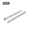 thumbnail image 3 of Uxcell 10#-24x3" Flat Head Machine Phillips Screws 304 Stainless Steel Polishing 25 Pack, 3 of 5