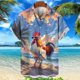 thumbnail image 3 of Camisas hawaianas para hombre 2024, estampados 3D, camisa de manga corta con gráfico de pollo de playa para verano, camisa unisex de moda estilo hawaiano, 3 of 5