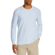 Bloomingdale's CLOUD BLUE Tipped Textured Crewneck Sweater, US X-Large