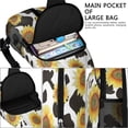 thumbnail image 2 of Modern Sunflower and Bee Travel Chest Bag – Lightweight, Durable Polyester – Vintage Country Bloom and Butterfly Design, 2 of 6