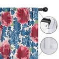 thumbnail image 4 of Blackout Kids Curtains,Pioneer Flower Floral Print Pattern Childrens Insulated Curtains Set Of 2,Bedroom Essentials,Toddler Room Decor 42"x84", 4 of 5