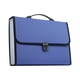 thumbnail image 1 of Carpeta organizadora de documentos Strade Fareast Limited A4 Expandible Azul con asa de transporte, 1 of 8