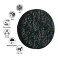 thumbnail image 4 of Sikiie Lavender Flowers PVC Leather Spare Tire Wheel Cover Spare Tire Cover, for Car Truck SUV Camper Trailer Universal Fit(14-17in)-16 inch, 4 of 6
