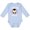 AE-Light Blue, variant on Inktastic I Love My Uncle with Cute Penguin and Hearts Girls Long Sleeve Baby Bodysuit