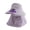 Purple, variant on Solar Fan Hat for Women Men, Wide Brim UPF 50+ Sun Protection Fishing Hat with Face Cover, Breathable Outdoor Bucket Hat, Solar Powered Cooling Fan, Adjustable Mesh Beach Travel Gear