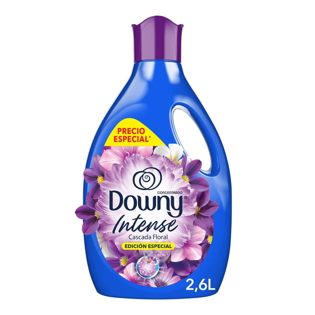 Suavizante para Ropa Downy Intense Cascada Floral Aroma con Notas Florales 2.6 l