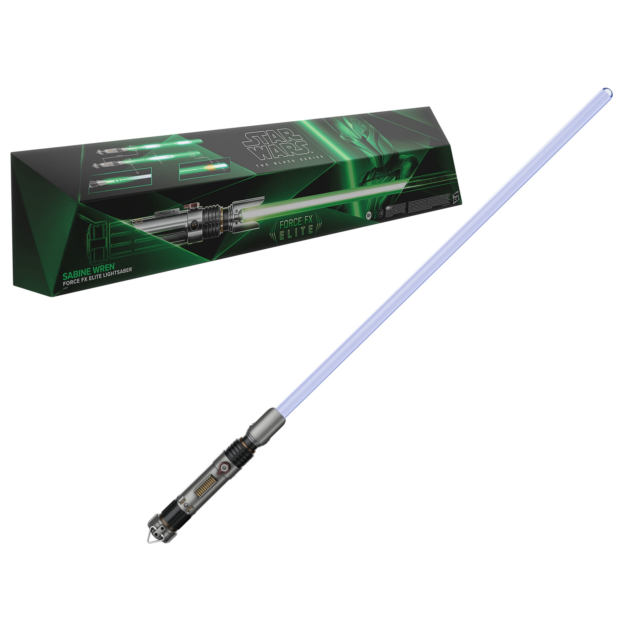 Star Wars The Black Series, sabre laser électronique Force FX Elite de Sabine Wren, article de cosplay pour adultes