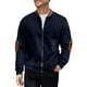 thumbnail image 1 of pstuiky camisetas de manga larga para hombre, Camisa de hombre de color liso con cuello alto y manga larga con cremallera informal tops de invierno para hombre xl, 1 of 4