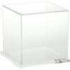Plymor Clear Acrylic Display Case with Clear Base, 6" x 6" x 6"