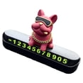 thumbnail image 1 of Temporary Parking Phone Number Plate High Temperature Vehicle Accessory Resistant, 1 of 7