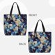 thumbnail image 2 of Easygdp Abstract Blue Squares Bolsa Tote para Mujer, Bolso de Hombro para Trabajo, Playa, Viajes, Compras y Supermercado, 2 of 7