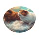 thumbnail image 1 of Disketp Cloud Guinea Pig Funda Redonda para Taburete, Funda de Cojín para Silla de Bar Suave y Elástica-14 inch, 1 of 1