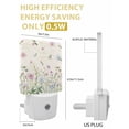 thumbnail image 3 of Night Lights Auto Sensor Wildflowers Plug-in LED Nightlights Lamp Dusk to Dawn for Living Room, Bedroom, Bathroom, Hallway, Stairways Home Wall Decor, Vintage Floral Herbs Fields Night Light, 3 of 9