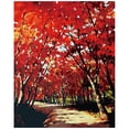 thumbnail image 1 of 16 x 20 inch DIY Canvas Oil Painting by Numbers Set Beautiful Flower Tree Pattern Suitable for Adults Children Beginners Handmade Home Wall Decor Gift Unframed, 1 of 8