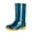 Green, variant on Women's Versatile Plus-Size Wading Mid-Calf Thick-Soled Mid-Heel Comfortable Rain Boots Purple 35