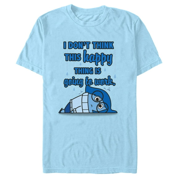 Men's Inside Out I Don’t Think This Happy Thing Is Going To Work  Graphic T-Shirt