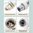 thumbnail image 2 of Yuarrent Calentador de agua Eléctrico 3000W 220V / 110V Mezclador de frío caliente IPX4 Grifo a prueba de agua Pantalla digital LED Grifo de lavabo de Juegos de accesorios de baño Tipo 6 Yuarrent HA012271-06B, 2 of 6
