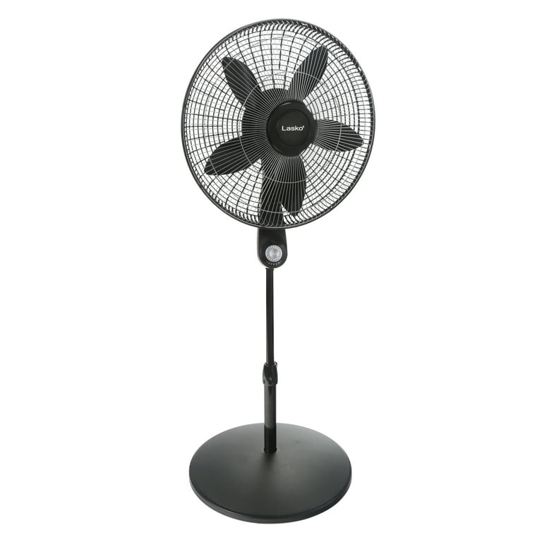 Lasko 18 5-Speed High Performance Pedestal Fan with Remote, S18602, Black  - Walmart.com