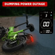 Windhorse W1-GRN City VoltRide Foldable Electric Bike for Adult 16 Fat Tires Beach Cruiser with Smart App (Green)