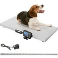 thumbnail image 3 of KFFKFF Digital Livestock Scale 1100lbs x 0.2lbs Large Pet Vet Scale Heavy Duty Large Dog Hog Sheep Goat Pig Sheep Scale Stainless Steel Platform Electronic Postal Shipping Scale, 3 of 9