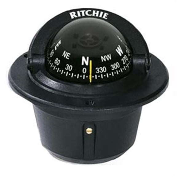 Ritchie Compass  Flush Mount Explorer  - Black