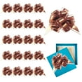 thumbnail image 2 of LSLJS 20 Pcs Christmas Pull Bows with Ribbon, Solid Color Gift Wraping Bow Valentine Easy Assembled Flower Basket Bows Party Birthday Christmas Gifts Wrap Accessory for Present Florist Bouquet, 2 of 3