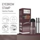 thumbnail image 4 of Molde para cejas con impresión Thrush, resistente al agua y al sudor, maquillaje para rellenar cejas, polvo para recortar cejas, polvo para la línea del cabello, gris oscuro | 376828839425, 4 of 4