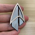 thumbnail image 2 of Almirante JL Picard Pin La próxima generación Comunicador Pin Broches Insignia Star Accesorios Trek Badge Metal1Estados Unidos Deng Xun unisex, 2 of 2