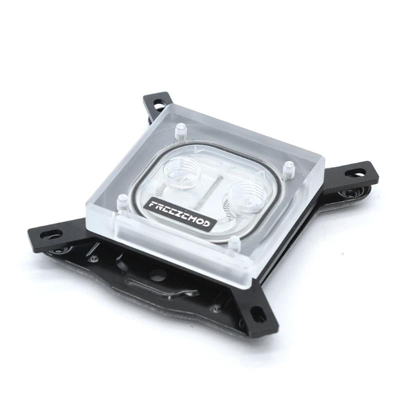 Computer G1/4 Thread Waterblock Acrylic+Copper Water Cooling CPU Cooler Radiator