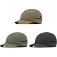 thumbnail image 6 of YooGuoGuo Short Brim 5 Panel Baseball Cap Cooling Trucker Dad Cap Adjustable Strap Cadet Cap Curved Brim Snapback Hats for Daily, 6 of 7