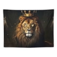 thumbnail image 5 of ONETECH  The Lion Tapestry: Religious Scripture Décor And Christian Gift, Featuring The Lion Of Judah, For Bedroom, Living Room, Dorm, Or Home Décor Backdrop, 5 of 7