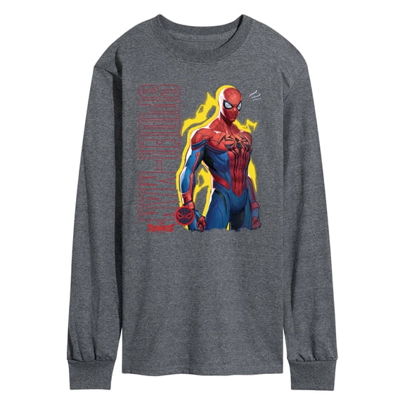 Marvel Rivals - Spider-Man Game Character - Men's Long Sleeve Graphic T-Shirt