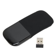 Wireless Mouse, Wide Compatibility Power Saving Intelligent Sleep Folding Wireless Mouse  for Home for Office for School Wireless Version,BT Version