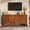 Light Brown, variant on 4-Door Sideboard Cabinet with Arched Door Details, Soft-Close Hinges, Adjustable Shelves and Cable Management