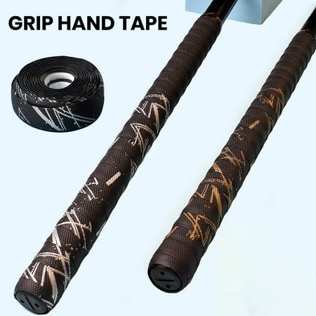 sunsanly 2M Tennis Racket Grip Tape Anti-slip Sweat Absorbing Shock-proof Elastic Multifunction Fishing Rod Badminton Racquet Paddle Overgrip Wrap
