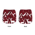 thumbnail image 3 of KLL Christmas Buffalo Plaid Pattern Shorts Women,Athletic Shorts High Waisted Running Shorts Pocket Sporty Short Gym Elastic Workout Shorts-Large, 3 of 7