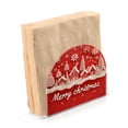 thumbnail image 2 of Standing Dining Table Napkin Holder, Napkin Holder for Table Kitchen Acrylic Paper Tissue Organization, Christmas Red Background, 2 of 8
